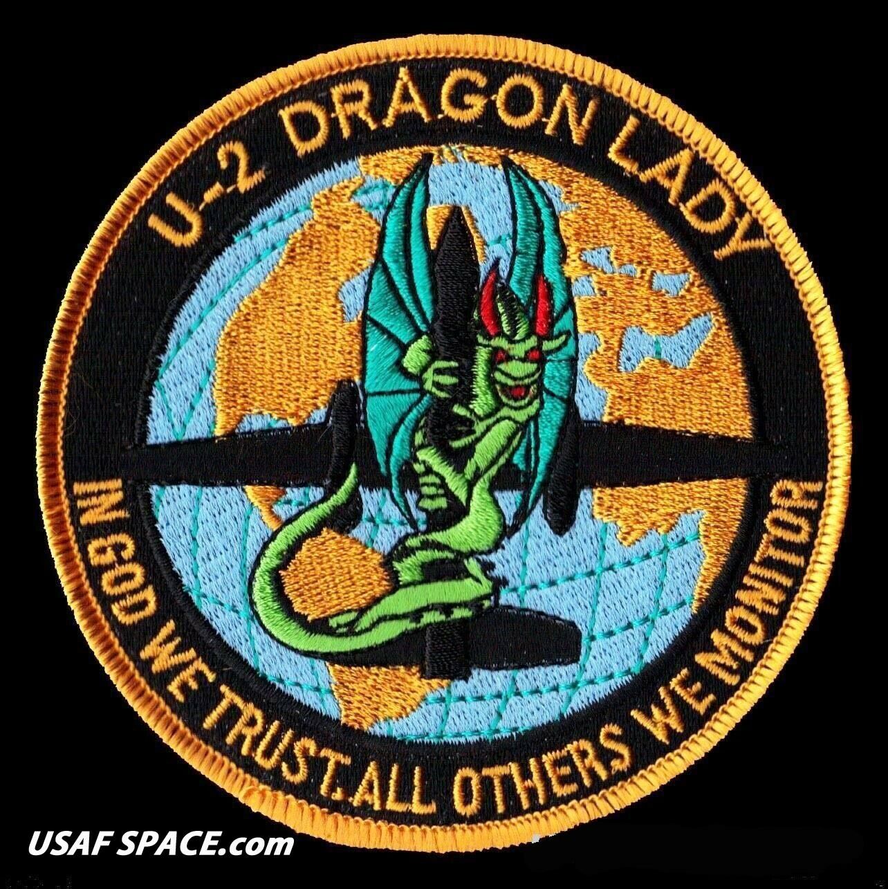 U-2 Dragon Lady #1 - In God We Trust - Others We Monitor - Usaf - Dod Nro Patch