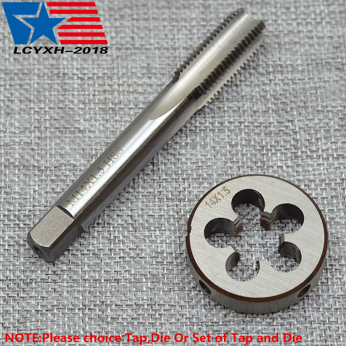 High Quality M14 X 1.5mm Hss Metric Tap,die,tap And Die Set Right Hand Thread