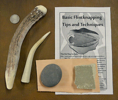 Antler Billet Knap Pack - Abo Tools For Flint Knapping Arrowheads And Blades