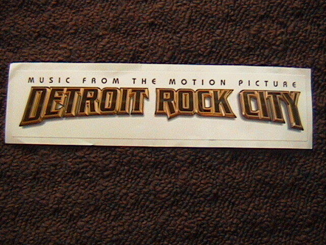 Kiss "detroit Rock City Motion Picture"  Unused Bumber Sticker