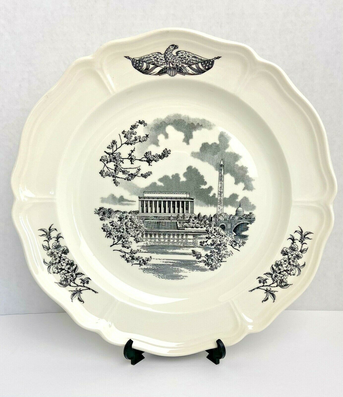 Wedgwood For Chas. Schwartz & Son The Federal City Dinner Plate 'panorama' No.1