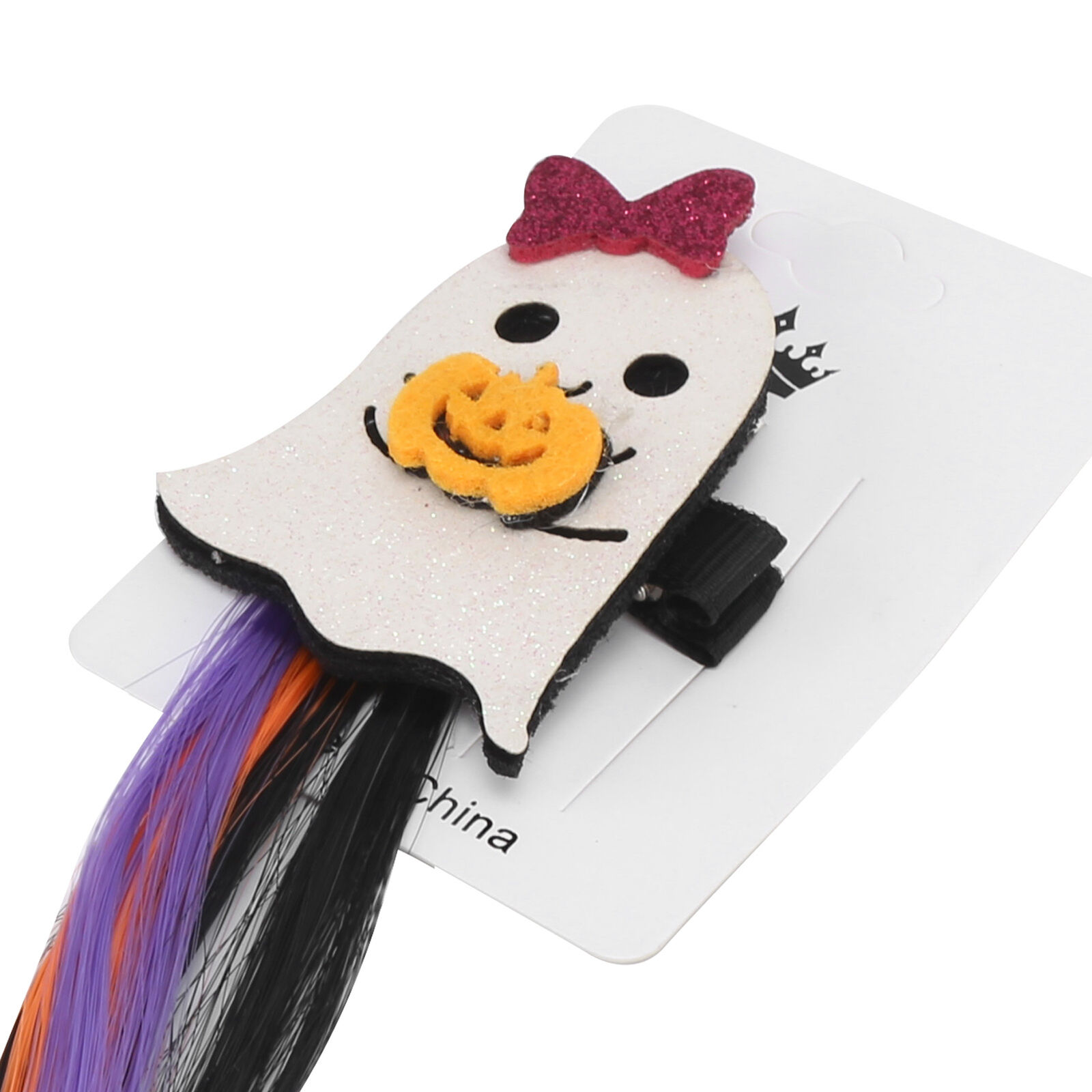 5pcs Hair Extensions Stylish Decorative Halloween Accessories For Child(ghosts)↖