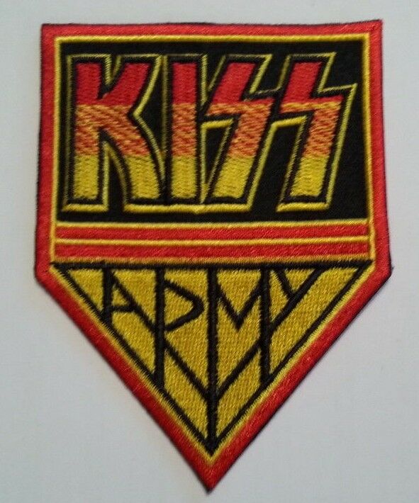 Kiss Army~rock & Roll~embroidered Patch~3 7/8" X 2 7/8"~iron Or Sew~ships Free