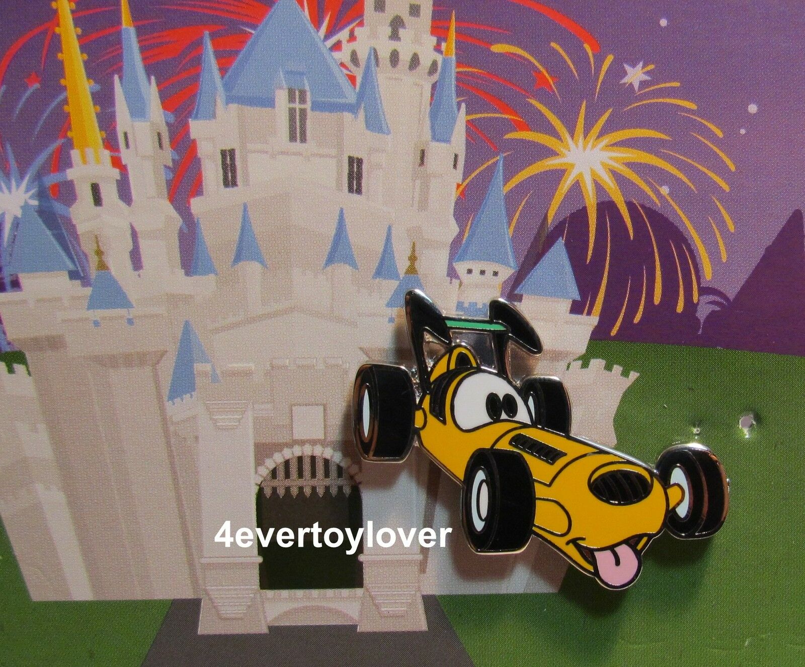 Disney Pin Trading Pluto Dog  Cars  Pins Authentic Auto Voiture Car