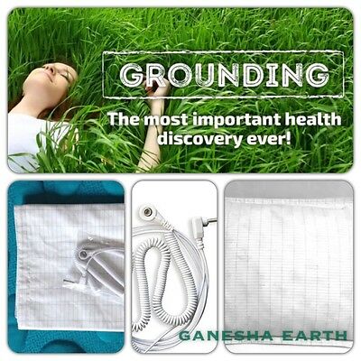 New! Earthing / Grounding Sheet Pillow Case 30" X 20"  📳shield Emf Radiation🛡