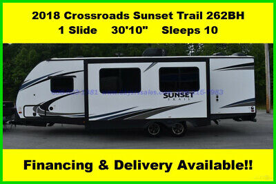 2018 Crossroads Sunset Trail Used Travel Trailer Camper Bunk Lite Rv Towable