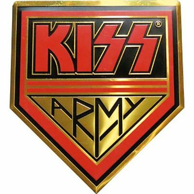 Kiss Army Logo - Metal Sticker - Brand New - Car Decal 7655