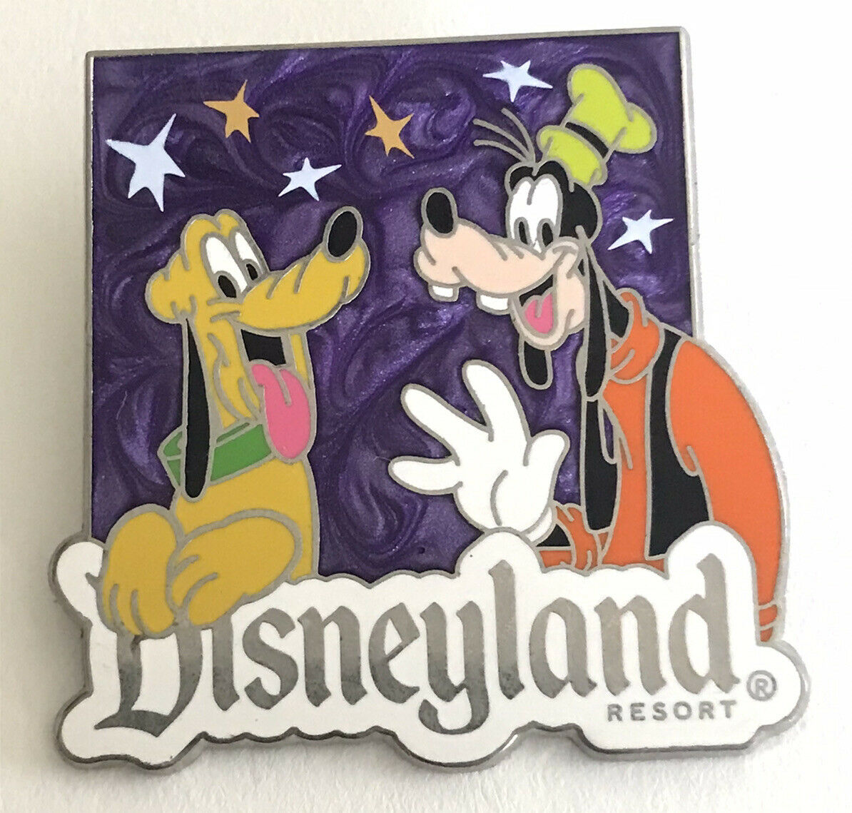 Disneyland Resort 2013 Official Trading Pin Costco Travel Goofy & Pluto Purple