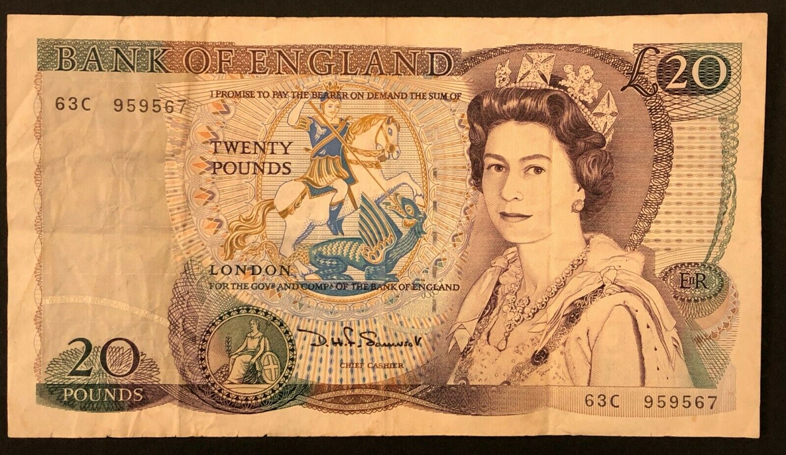 1984 £20 Bank Of England Bank Note