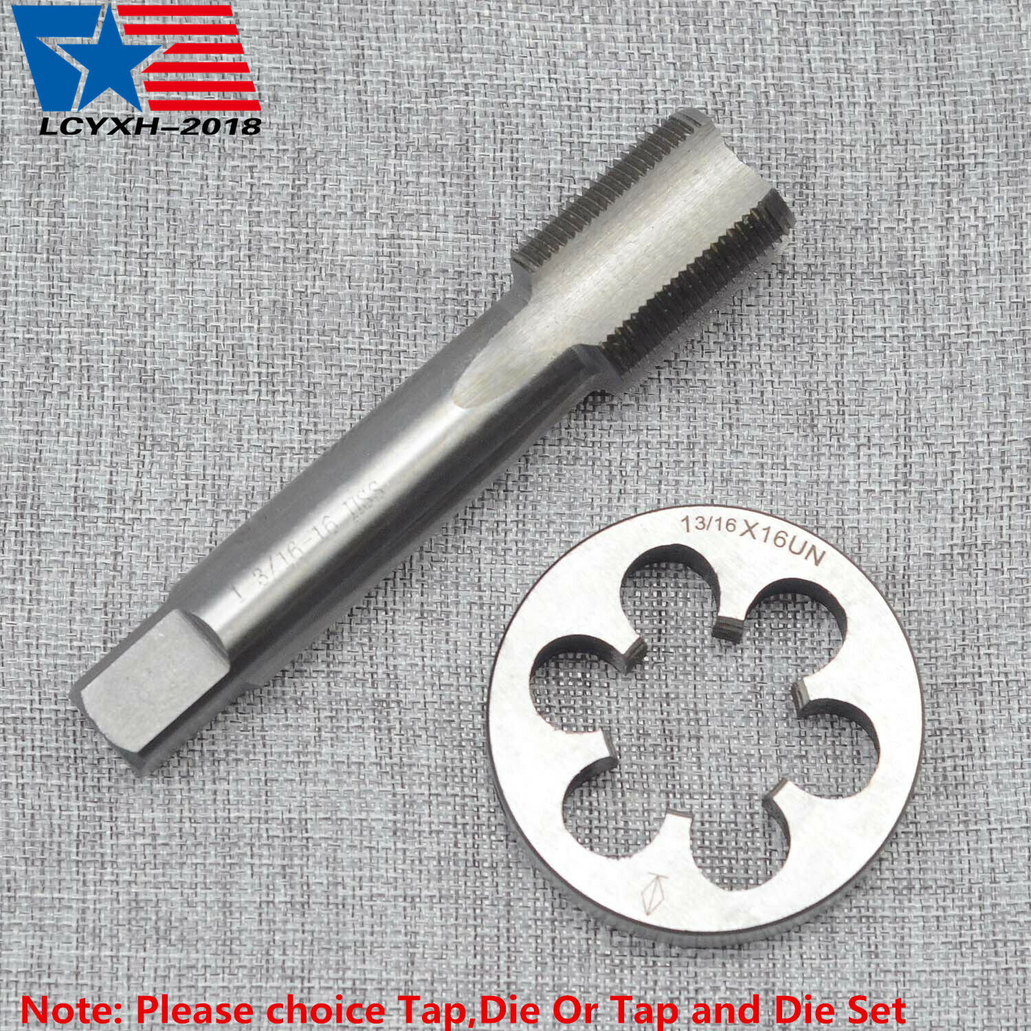 New 1 3/16 - 16 Right Hand Thread Tap,die, Tap And Die 1 3/16"- 16 Tpi Un Usa