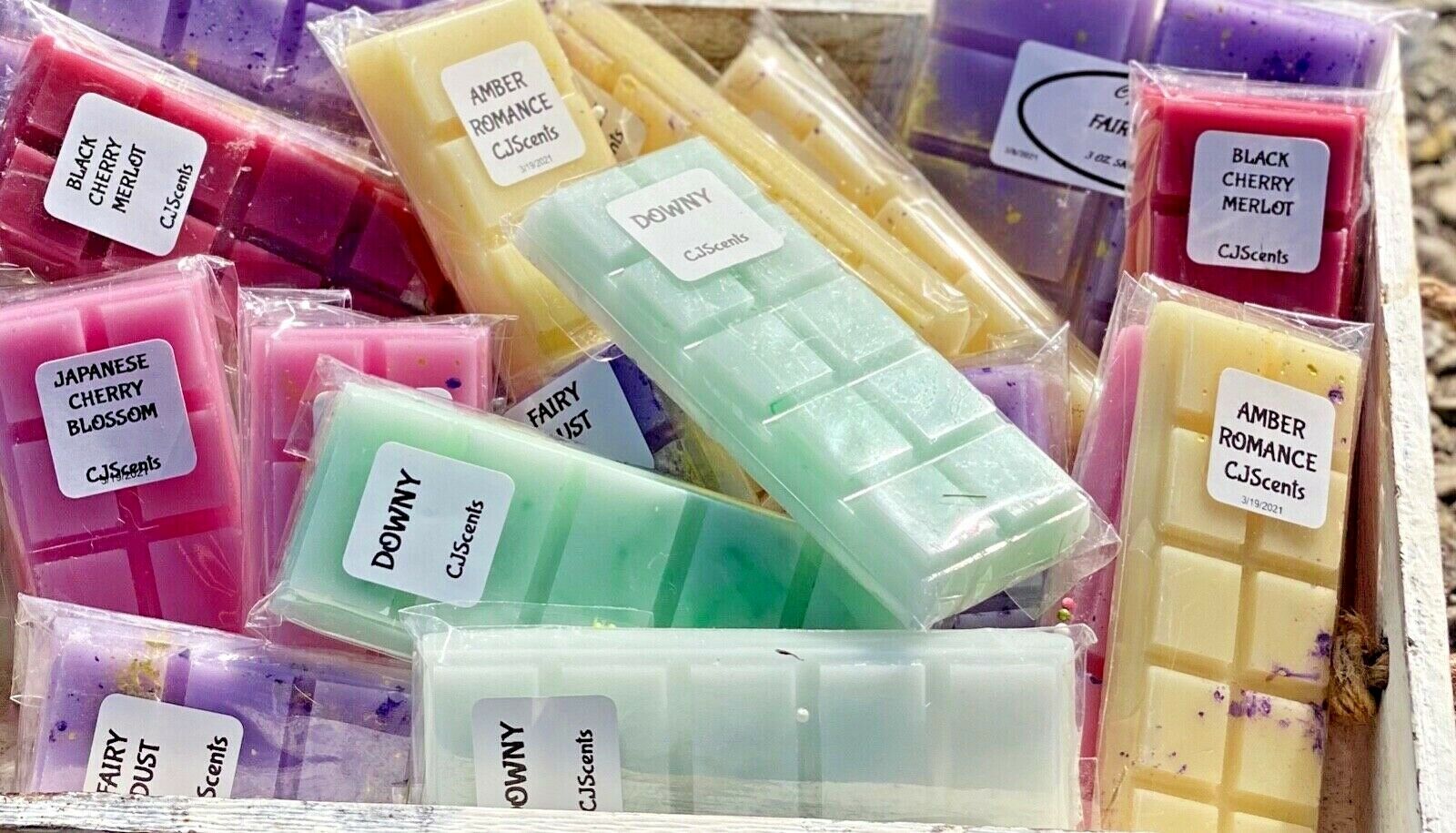 Scented Soy Blend Wax Tarts Melts Snap Bars Strong Choose Scents Huge Selection