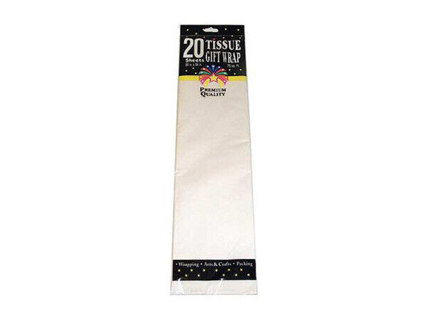 White Gift Wrap Tissue Paper - Case Of 96
