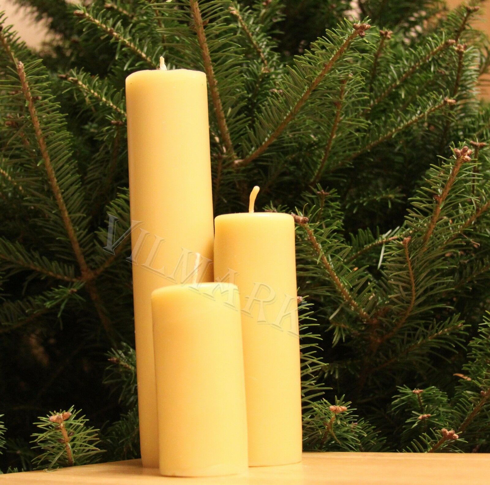 Handmade 100% Pure Beeswax Candles Cotton Wick